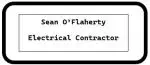 Sponsor_Sean O'Flaherty Electrical Contractor